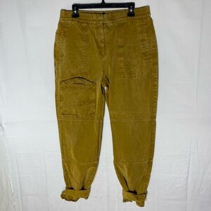 Bergitte Herskind Yellow Cuban Cigar Andy Pants W Ankle Straps 42